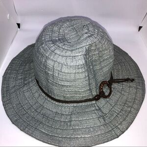 Elsie & Zoey Blue Hat Adjustable Headband Sun‎ Hat Packable Beach Vacation
